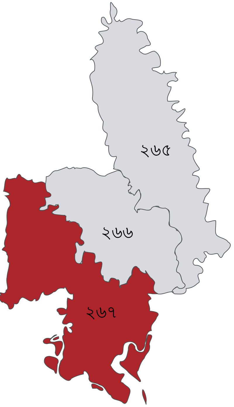 ফেনী-৩ আসনের মানচিত্র